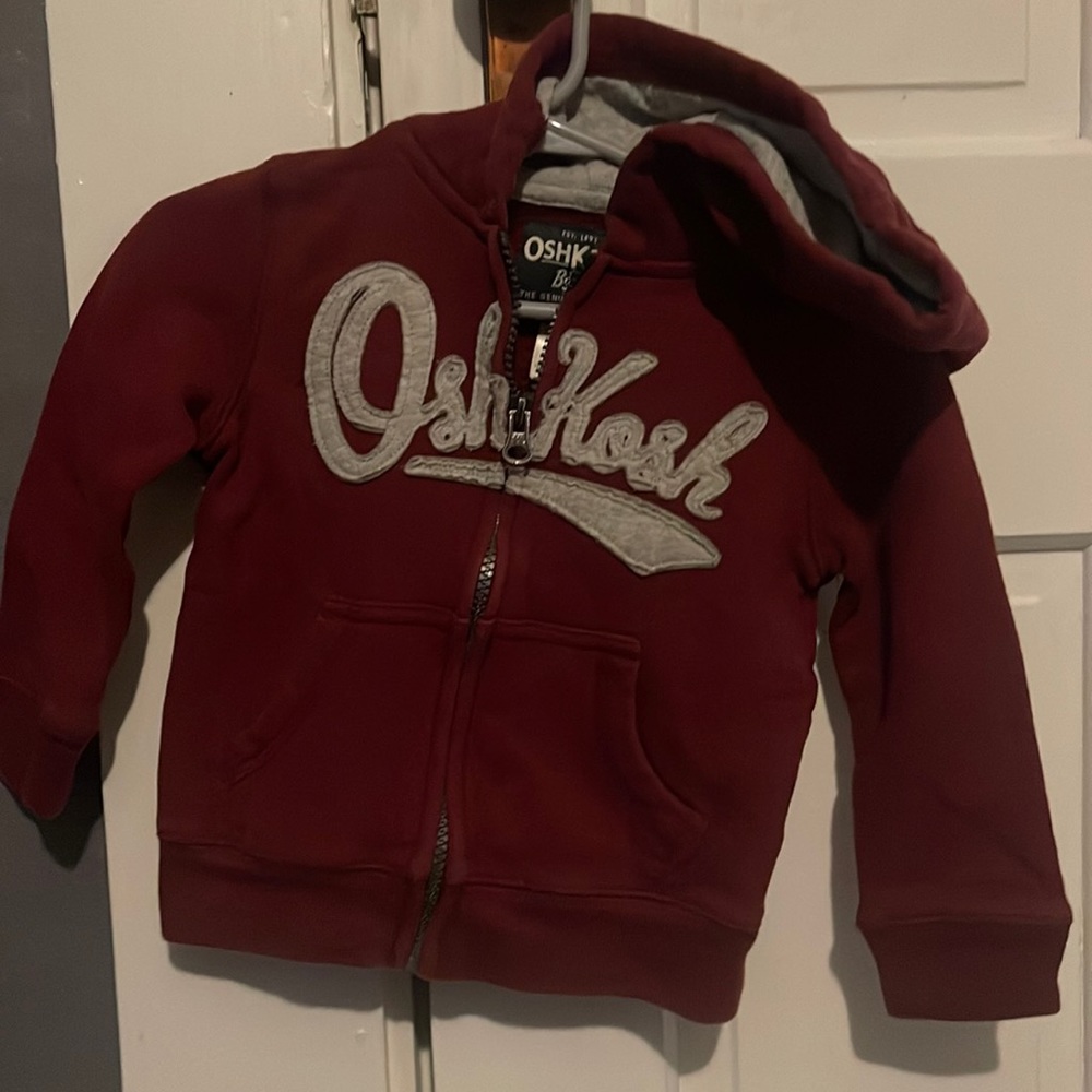 Oshkosh b’gosh full zip sweatshirt